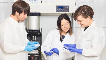 From left:&amp;#160;Mathias Busek, Shadab&amp;#160;Abadpour and Aleksandra Aizenshtadt.