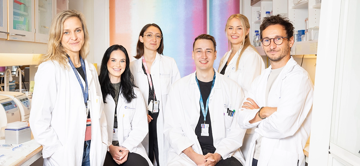 From left:&amp;#160;Johanne Tracey Jacobsen (project leader),&amp;#160;Valgerdur Bj?rnsdottir, June Furuly Hansen, Lars Eppe, Margherita Ciocca and Corentin LeSaos Patrons.