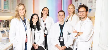 From left:&amp;#160;Johanne Tracey Jacobsen (project leader),&amp;#160;Valgerdur Bj?rnsdottir, June Furuly Hansen, Lars Eppe, Margherita Ciocca and Corentin LeSaos Patrons.